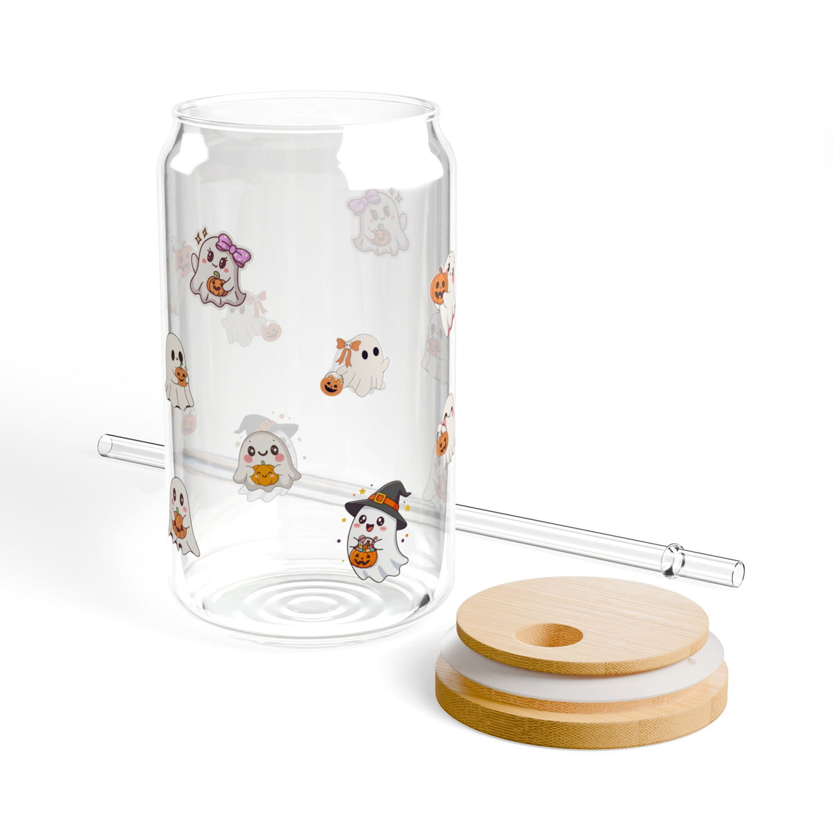 Boo & Brew Sipper Glass, 16oz