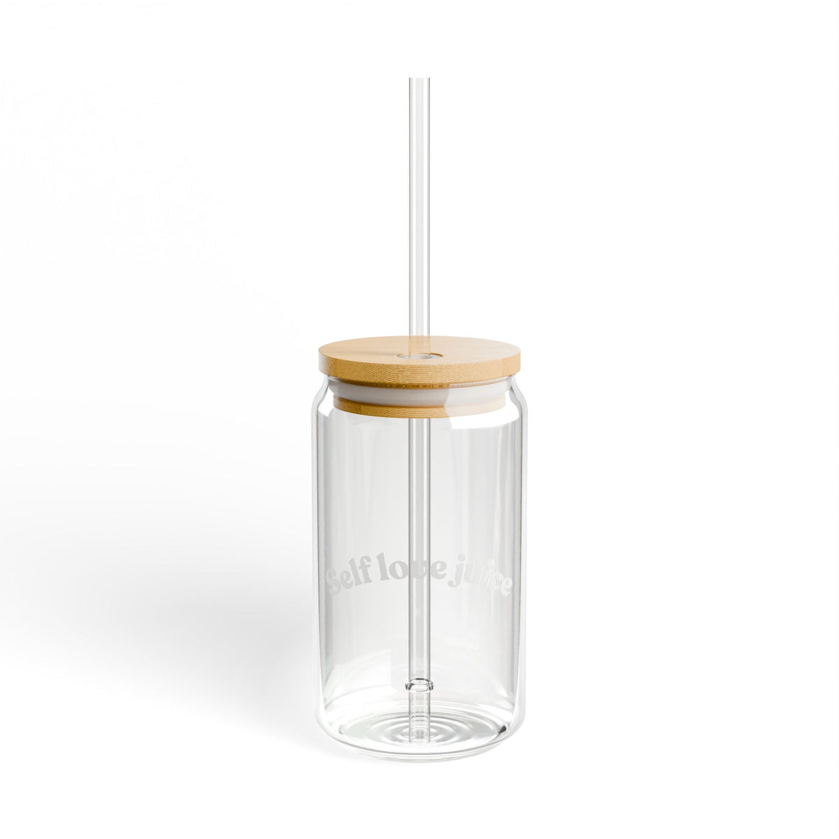 Self Love Juice Sipper Glass, 16oz