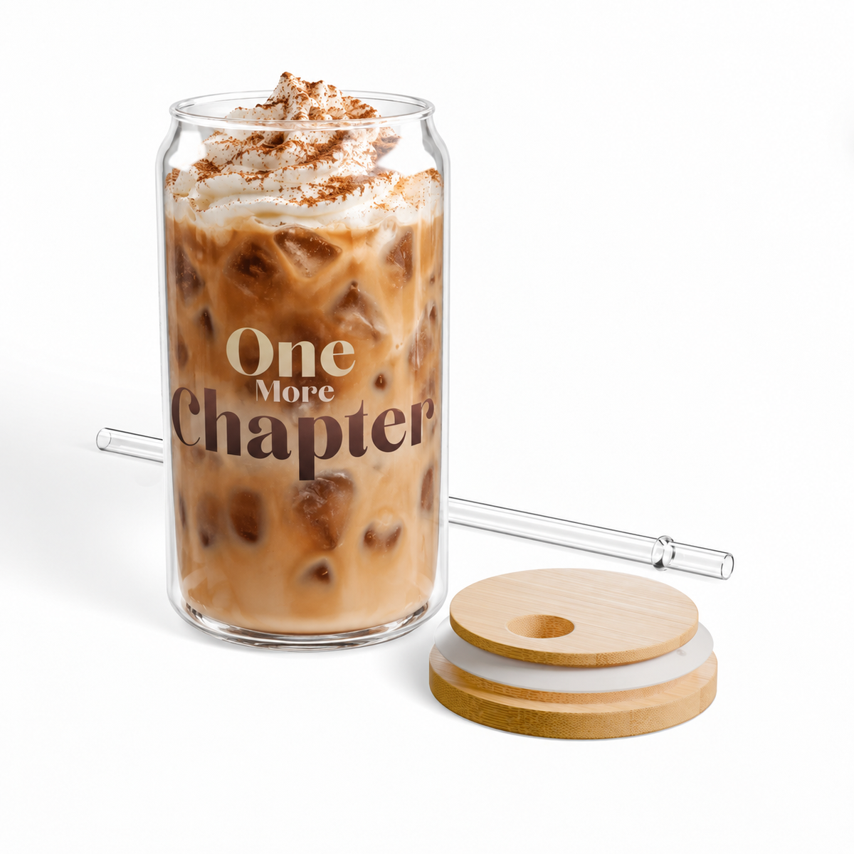 One More Chapter Sipper Glass, 16oz