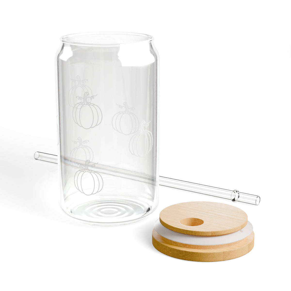 Pumpkin Sipper Glass, 16oz
