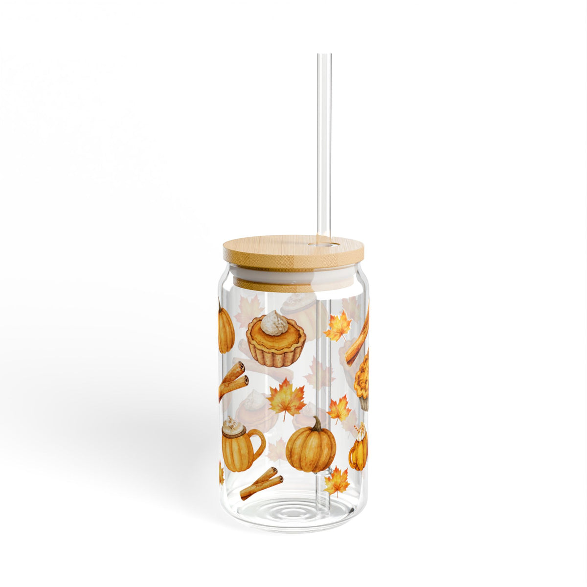 Autumn Bakery Sipper Glass, 16oz