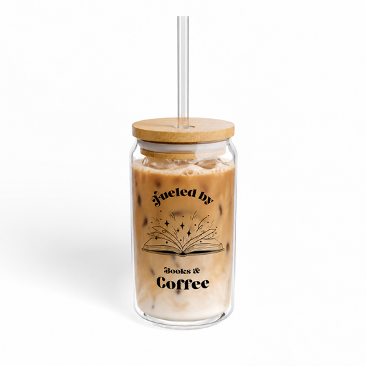 Books & Coffee sipper, 16oz