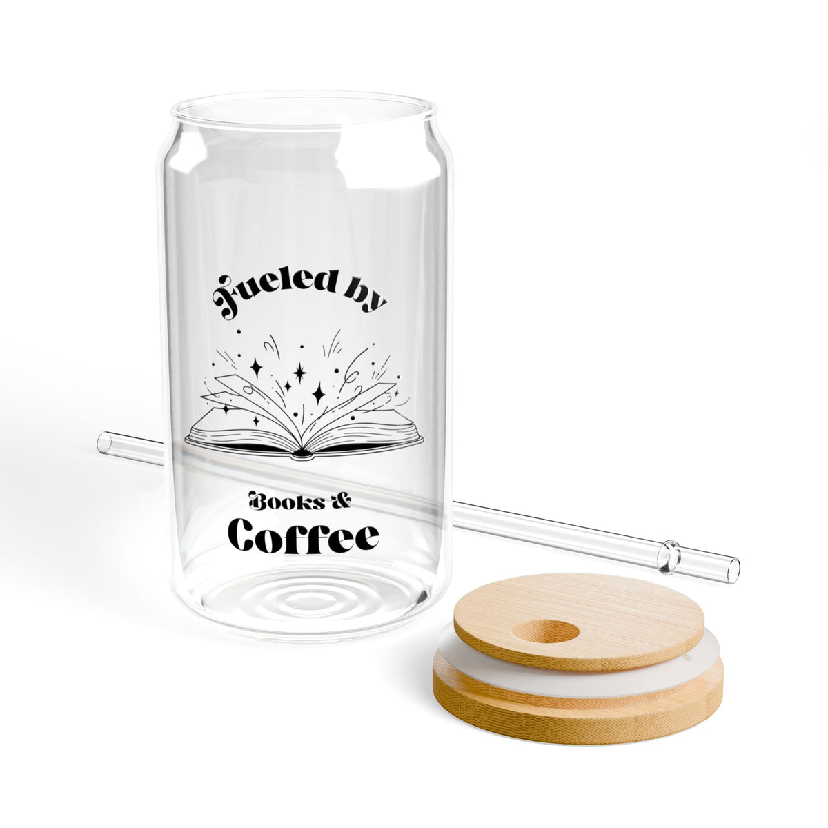 Books & Coffee sipper, 16oz