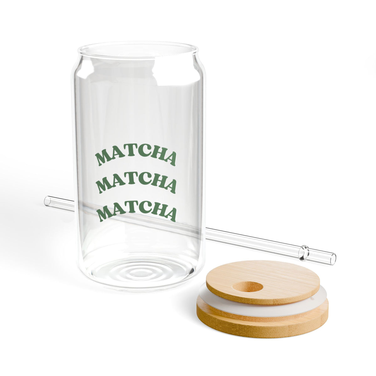 Matcha Matcha Matcha Sipper Glass, 16oz