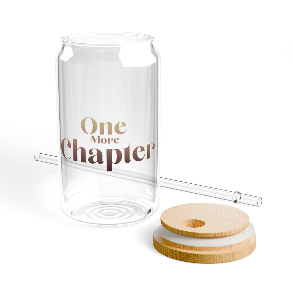 One More Chapter Sipper Glass, 16oz